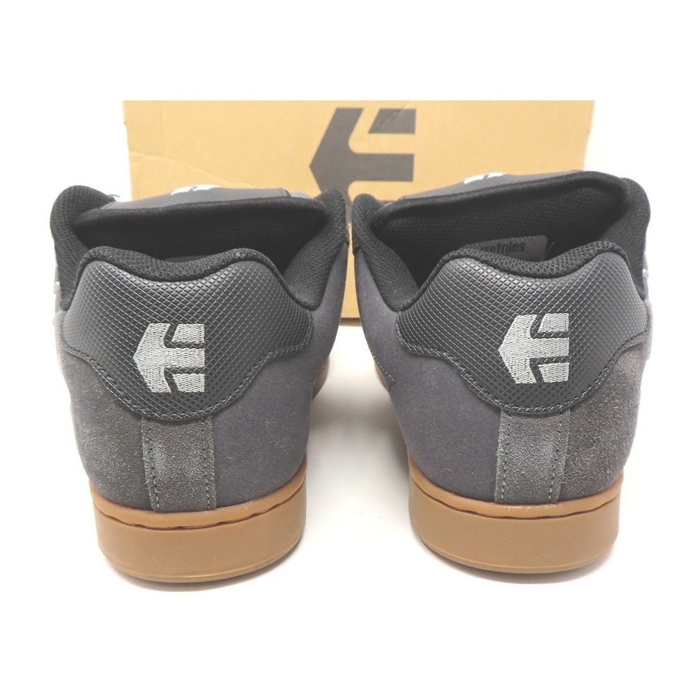 Etnies Fader Skate Shoes Gray Gum Mens 10 Suede Lace Up Sneakers with Box - Picture 6 of 14